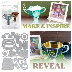 Tonic New Release Treasured Trophies Dies Cuts DIY Handmade Dies Stamps Photo Album Decorative Embossing Card Scrapbooking Carft