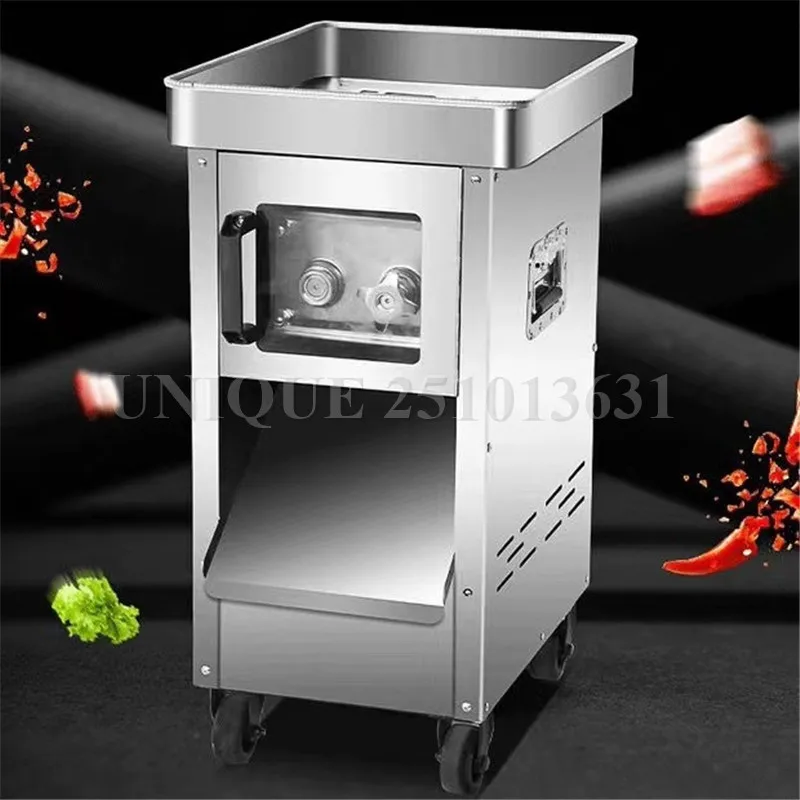 Automatic Stainless Steel Vertical Electric Meat Slicer Cutter Dicer Grinder Meat Cutting Machine