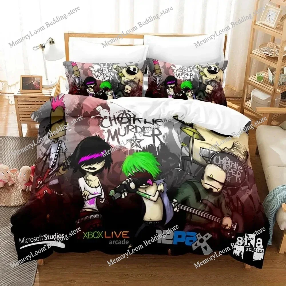 3d Print Game Charlie Murder Bedding Set Single Twin Full Queen King Size Bed Set Adult Kid Bedroom Duvetcover Sets Home Textile