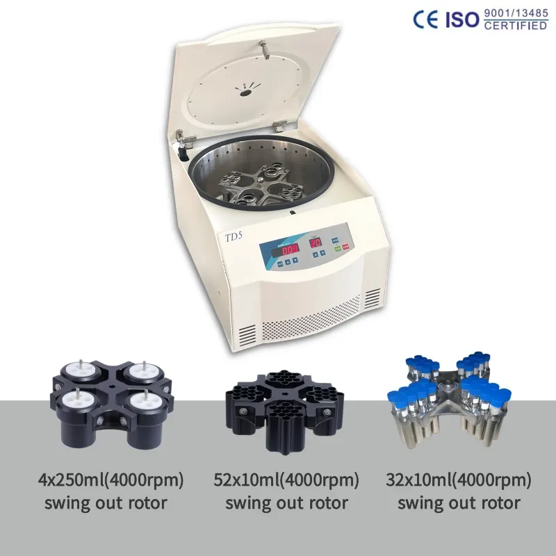 TD5 5000 دورة في الدقيقة جهاز طرد مركزي لسطح المكتب جهاز طرد مركزي سريري للمختبر الطبي جهاز طرد مركزي