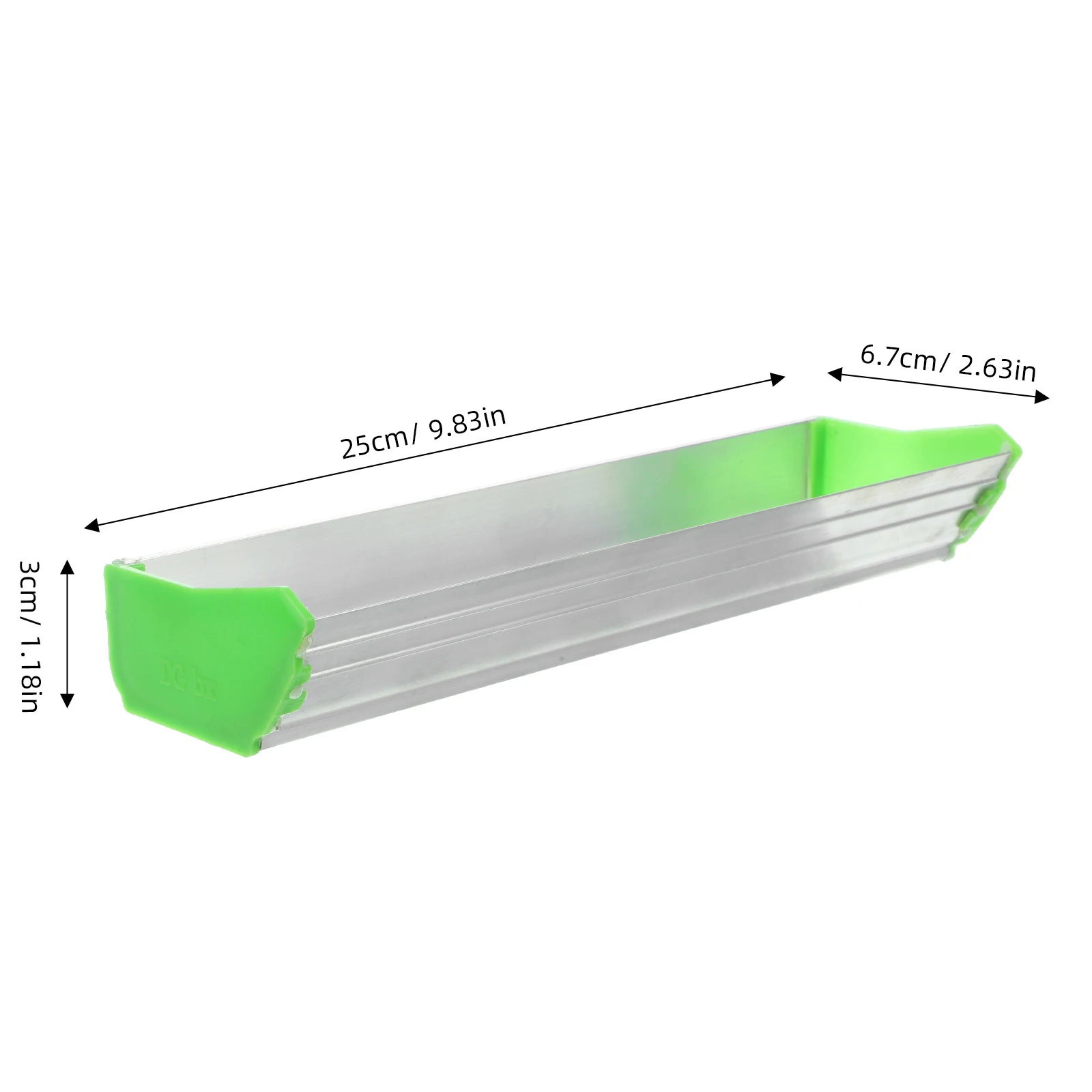 

23cm Stainless Steel Emulsion Scoop Coating Tool Metal Screen Printing Supply Plastic End Caps Leak Proof Design for Silk Screen