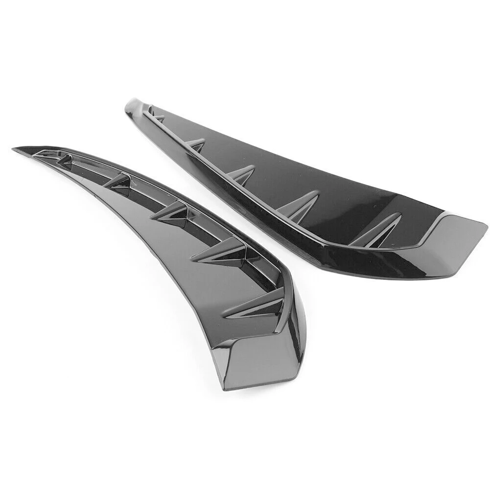 Improve Stability during High Speed Driving with Glossy Black Side Door Wing Fender Air Vent Cover Trim for Honda For CIVIC