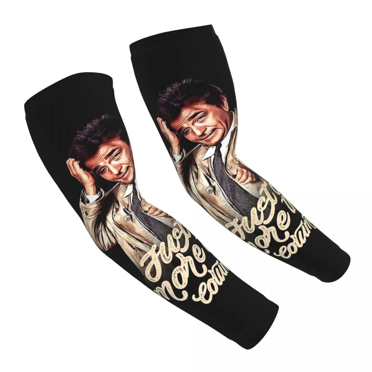 コロンボ - テレビ番組 アームスリーブ メンズ レディース 日焼け止め UVカット タトゥーカバーアップ スポーツ冷却 サイクリング