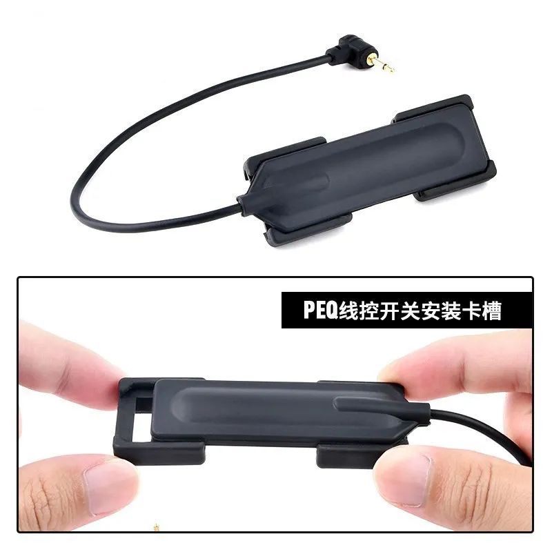 WADSN Tactical HL-X Light Nylon Pocket Panel Flashlight Switch Slot Weapon Hunting scout Light SwitchSlot Fit20MM Picatinny Rail