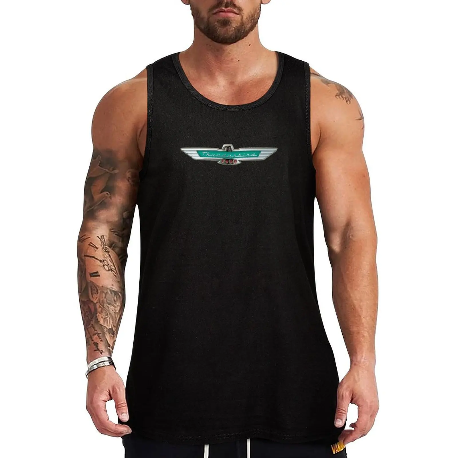 

Classic Thunderbird Emblem Tank Top bodybuilding man Fitness men clothing Men's clothing Sleeveless T-shirt