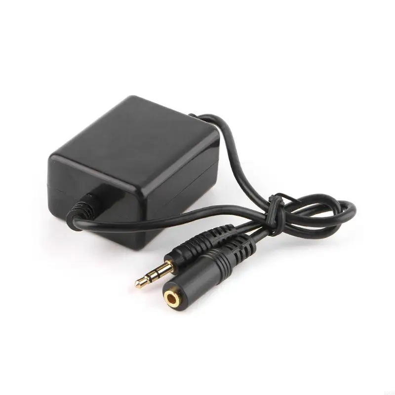 400B Speaker Line 3.5mm Aux Noise Filter Ground Loop Noise Isolator Eliminate for Car Stereo System