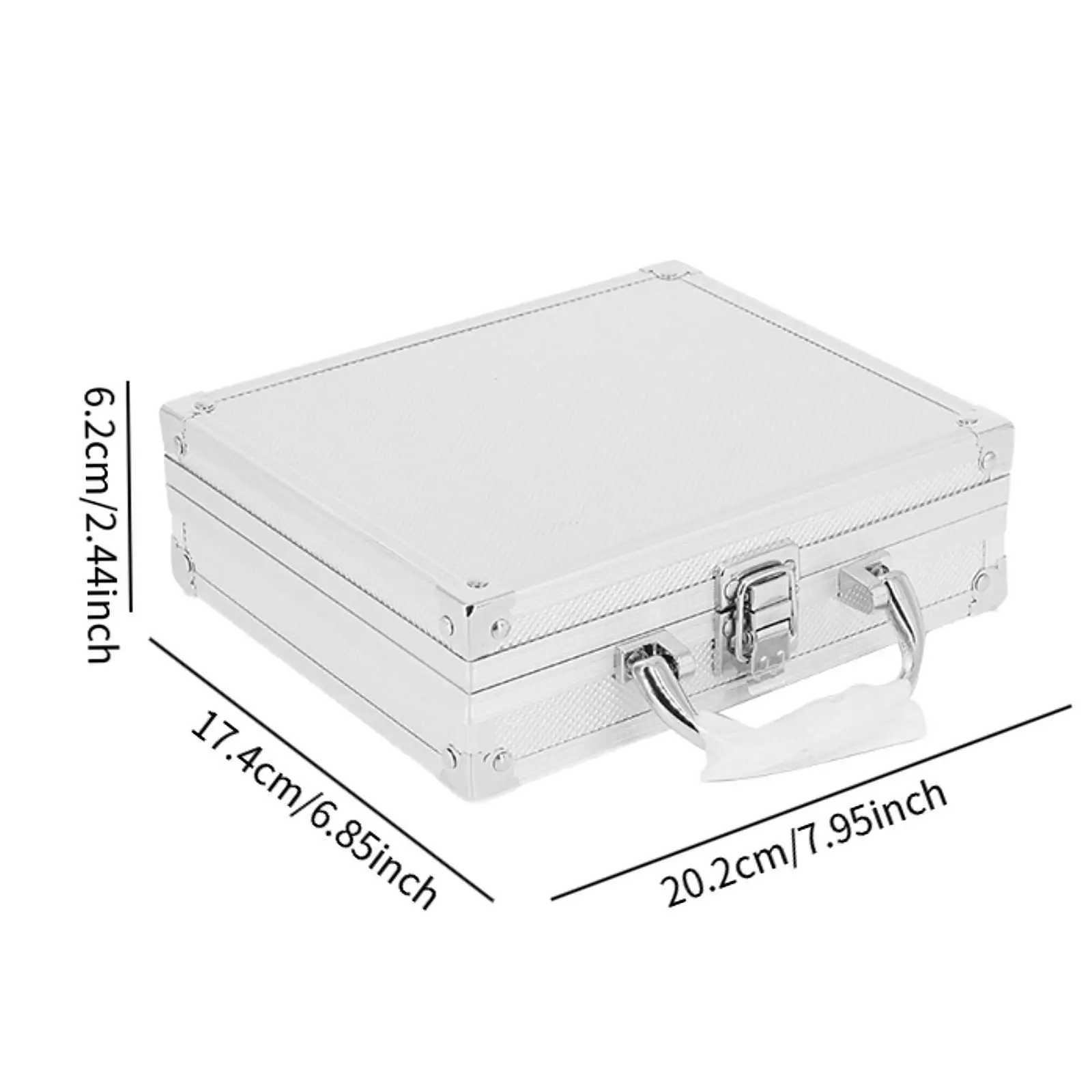 Testing Instrument Tool Box Aluminum Alloy Tool Case, Organizer Box Suitcase