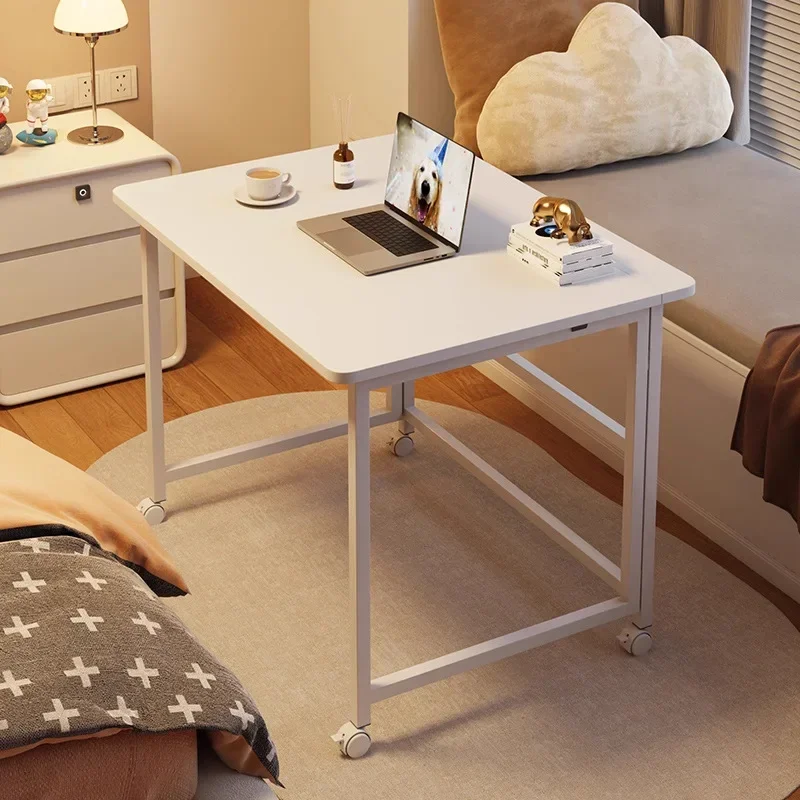 Modern Foldable Table Bedside Table Removable Computer Table Small Apartment Bedroom Home Simple Office Student Writing Table