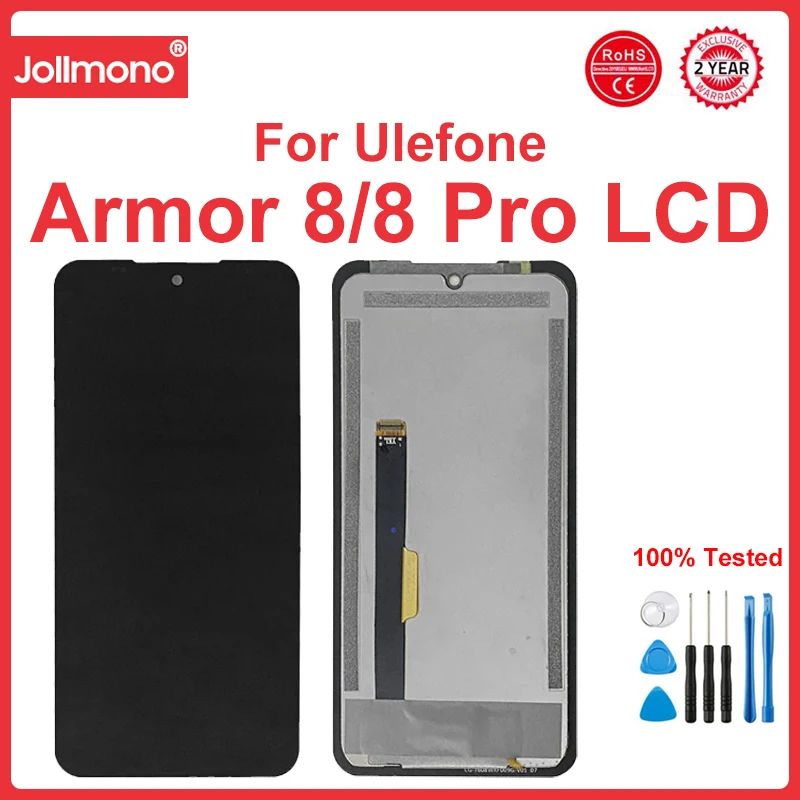 For Ulefone Armor 13 LCD Display Touch Screen Digitizer For Ulefone Armor 8 Armor 6 7 Pro 9 11 14 16 17 Pro 18 18T 19T Armor13