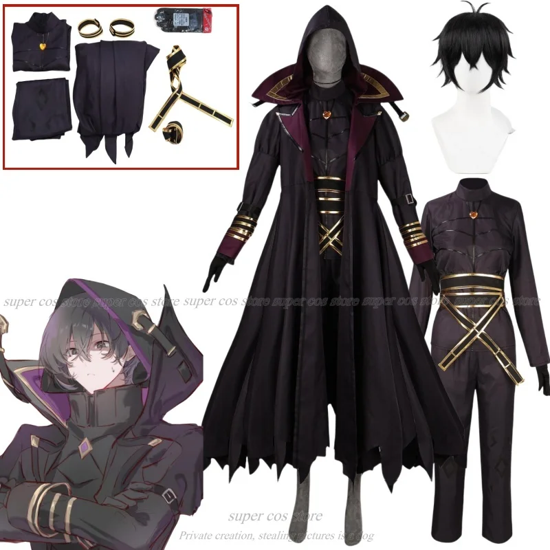 Anime The Eminence in Shadow Cosplay Cid Kagenou Costume Leader of Shadow Garden Fancy Outfit For Adult Halloween