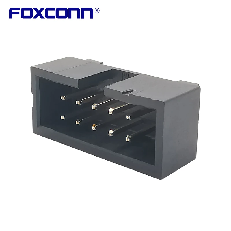 Foxconn HL2105V 10PIN 2.54mm Spacing  Foot length 3mm Brand new connector