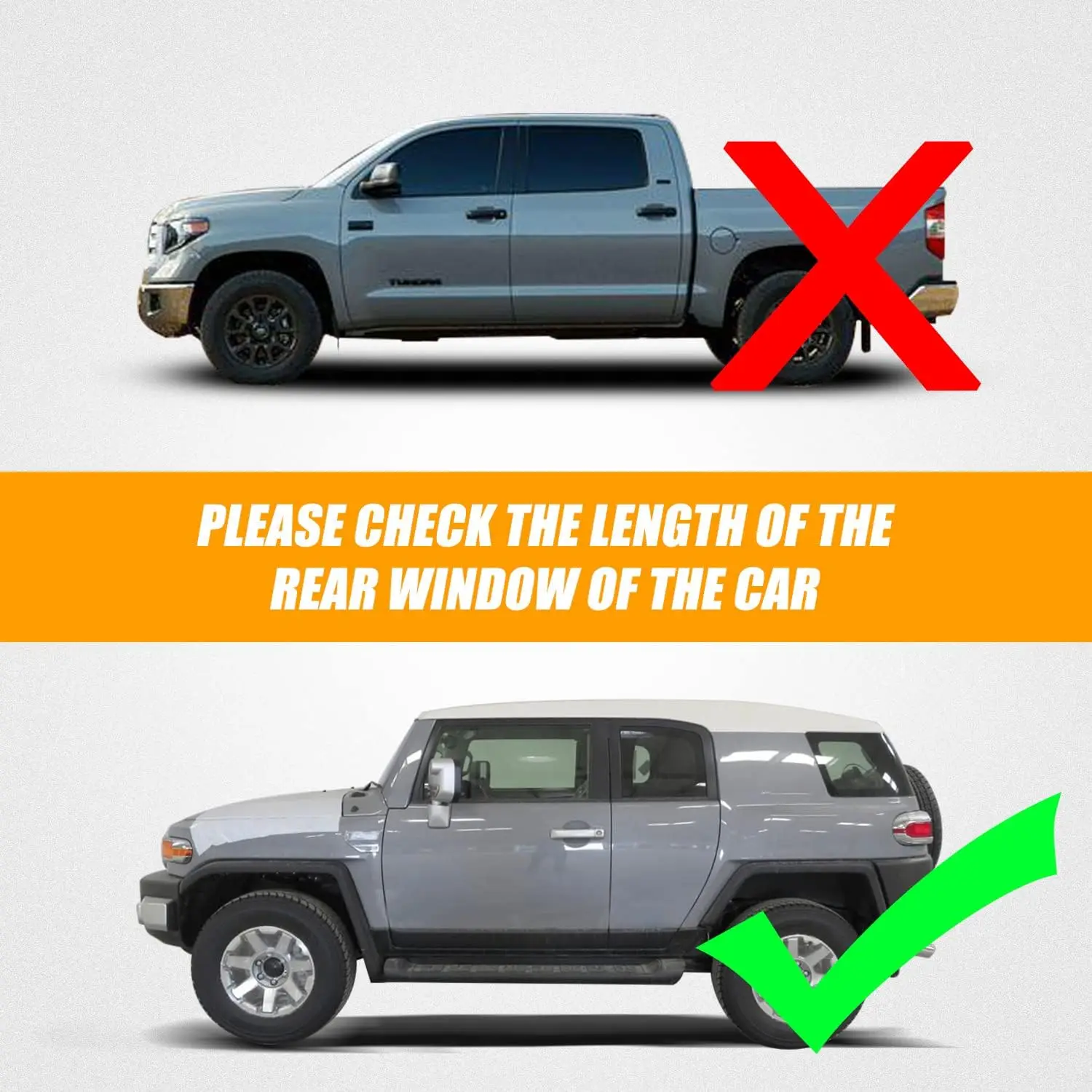 For Toyota FJ Cruiser Weatherstrip 2007-2014 4Pcs Door Window Moulding Trim Seal Belt 68161-35073 68163-35041