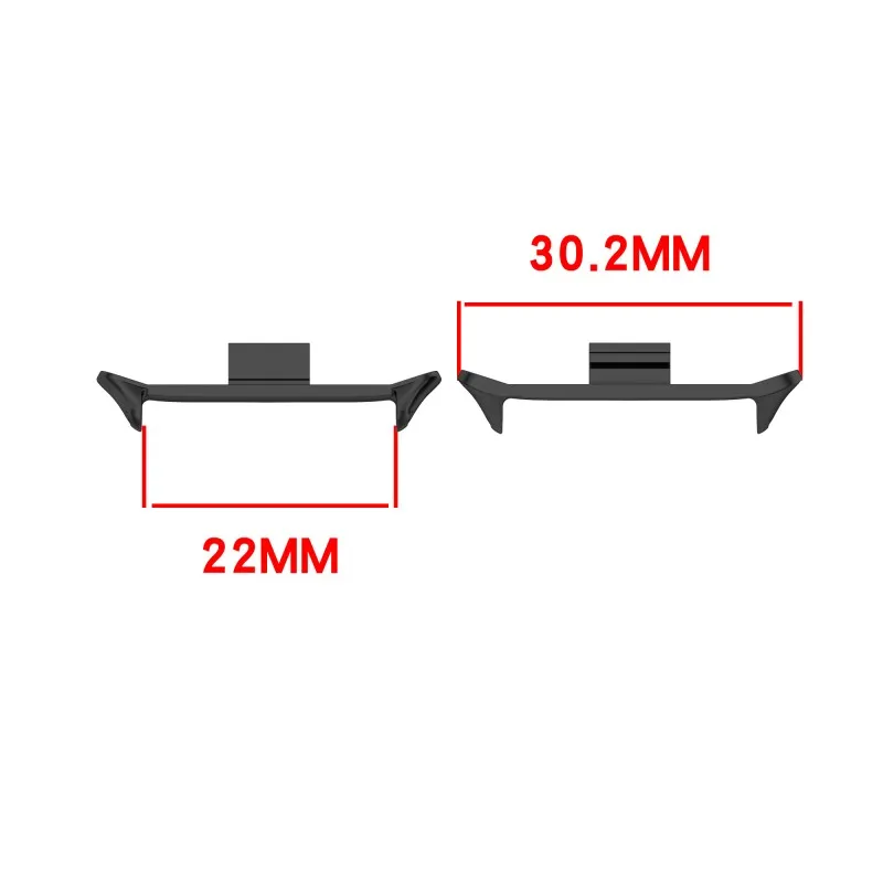 1Pair Connector Adapter for Vivo IQOO Watch GT 2 Head Grain Stainless Steel Plug for Vivo WatchGT2 Adapter 22mm Width Wristband