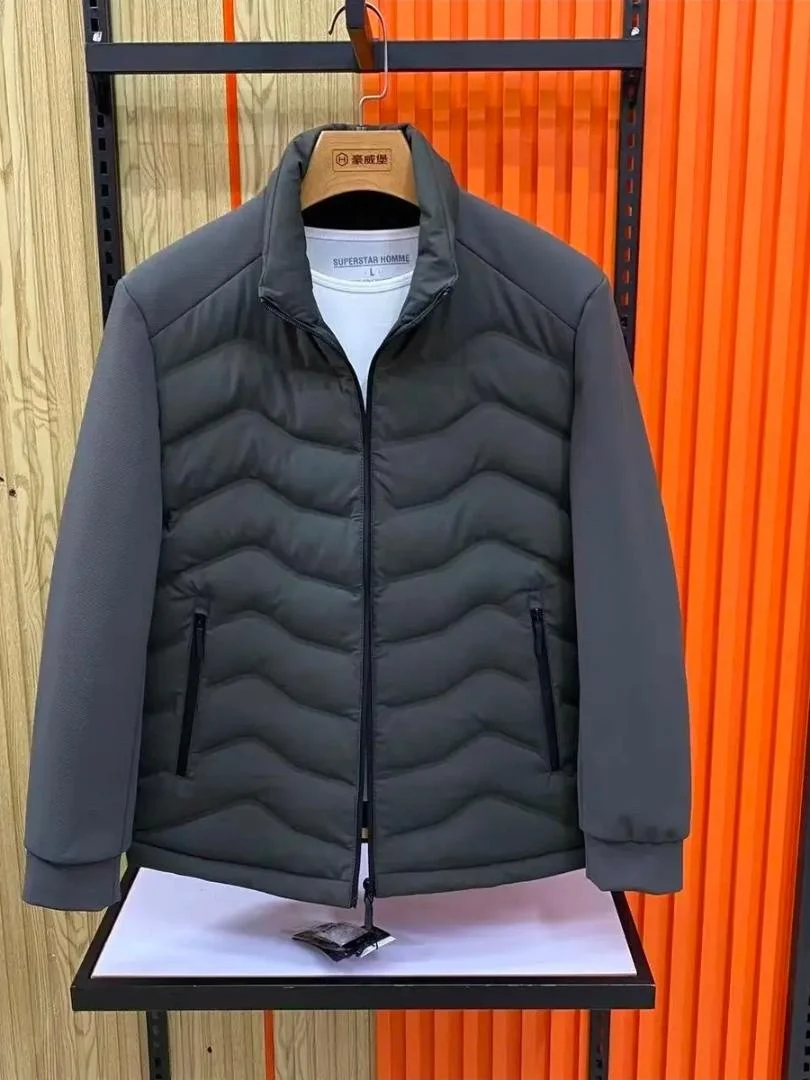 

Мужской стеганый жилет с капюшоном и воротником-стойкой, осенне-зимний, модный, с отстегивающимися элементами, молодежный, стандартной длины, верхняя одежда