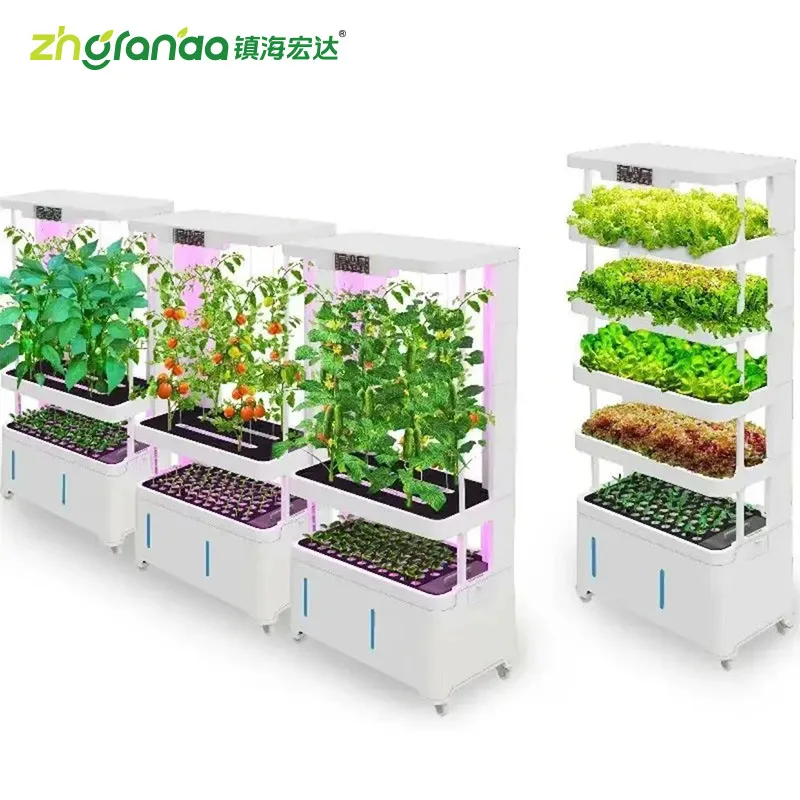 Hydroponic vegetable flower cabinet indoor intelligent planter home balcony vegetable planting artifact soilless cultivation com