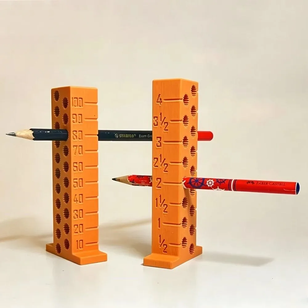 3D Printed Woodworking Measuring Tool 5-105mm Precision Height Marking Ruler Pencil Positioning DIY Height Gauge Marking Tool