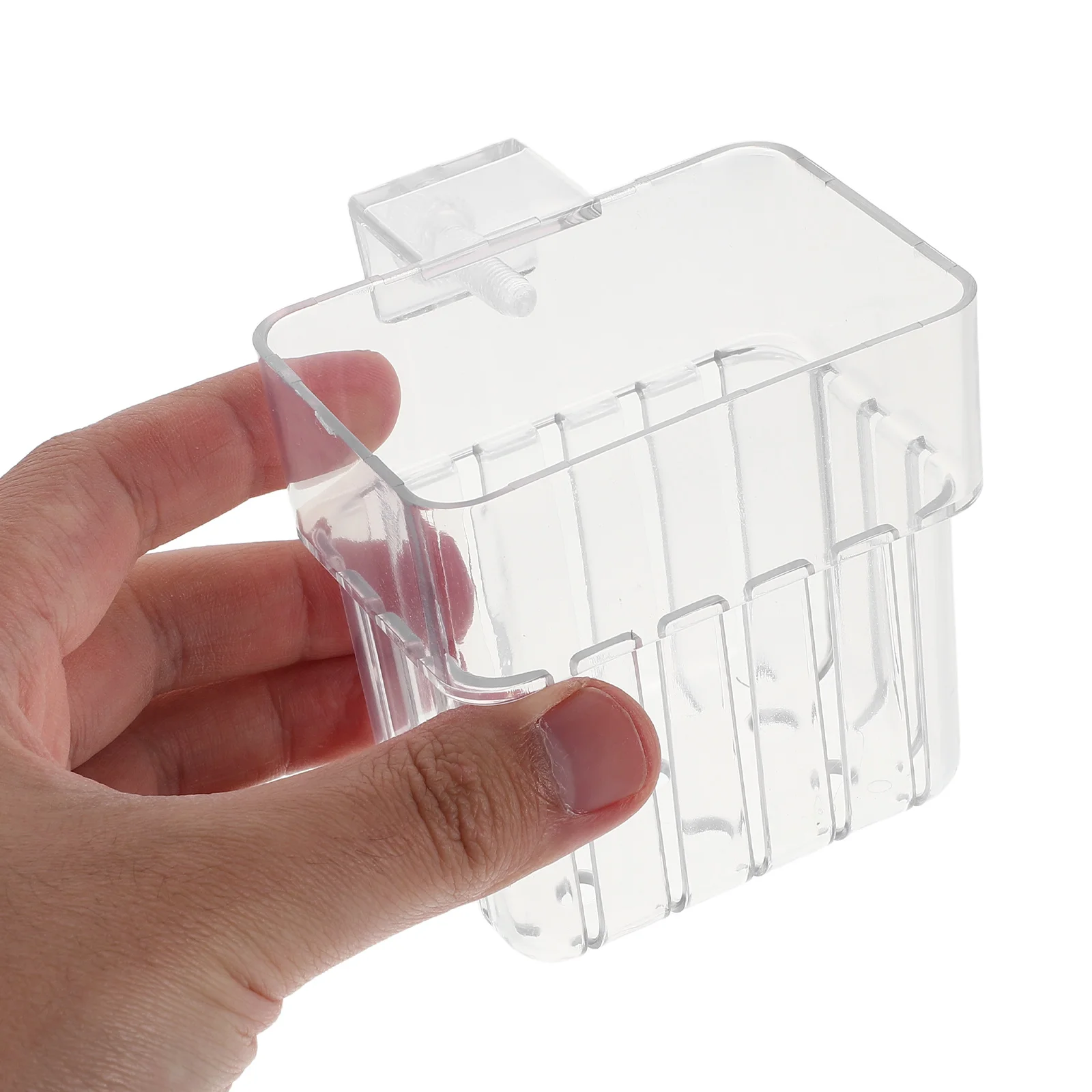 

8Pcs Clear Acrylic Aquarium Hanging Planter Hydroponic Fish Tank Decor Plant Holder Shelf Tank Accessories Small Aquarium Decor