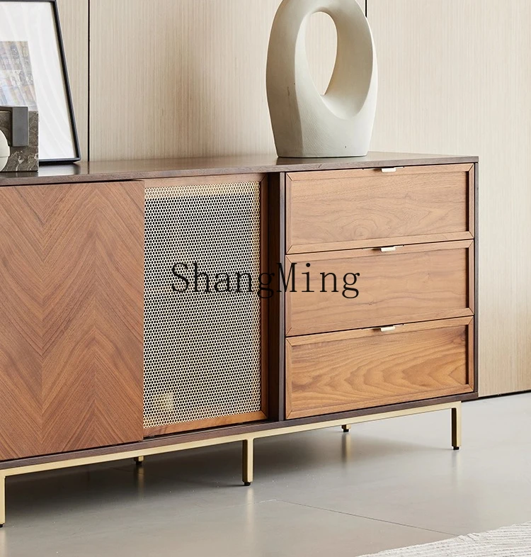 FG good-looking  modern simple side cabinet light luxury locker small apartmentagainst the  bucket cabinet storage cabinet