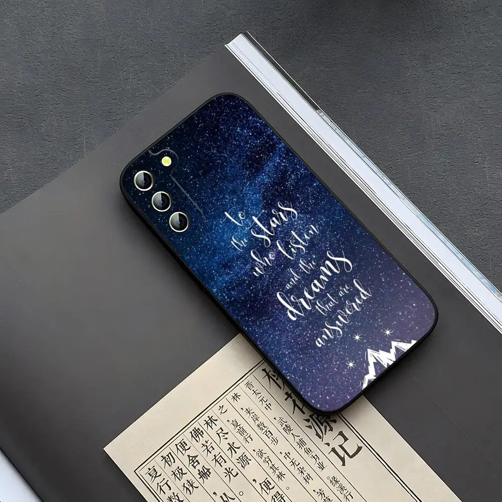 Acotar A Court of Mist and Fury Phone Case for Samsung Galaxy S24 S22 S23 S25 S21 Ultra Fe Plus M54 A16 A34 A54 A24 A52 A53
