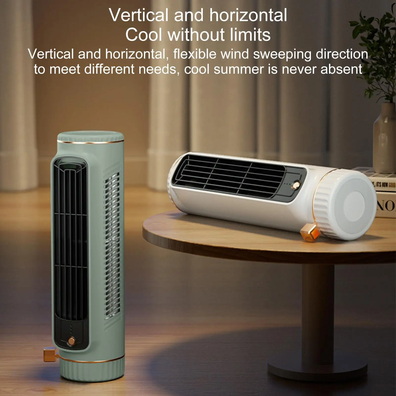 1200mAh Portable Air Conditioners Fan Small Air Cooler 3 Speed Portable AC for Home Room Desk Car Cooling Mute fans