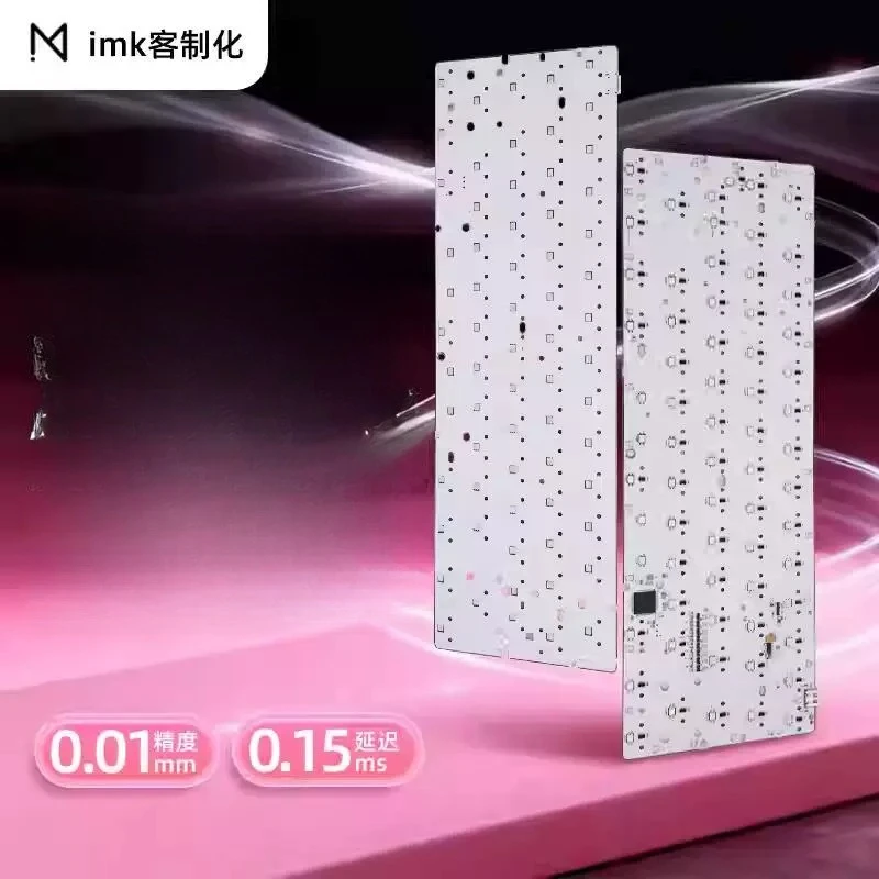 

Игровая клавиатура Entry level 60% HE switch RGB PCB Wired IMK Colour61 v2 с 25 светодиодами подсветки.