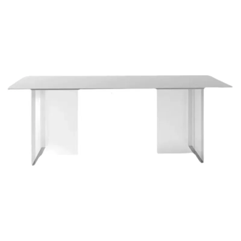 Transparent dining table Simple writing desk Household minimalist small apartment Acrylic transparent dining table