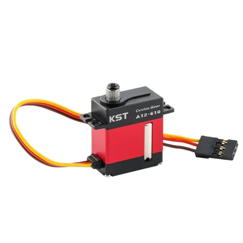 RoRuSOriginal KST A12-610 Miniature All-metal High-voltage Digital Large Torque 9KG Fixed Wing 30E Mechanical Steering Gear