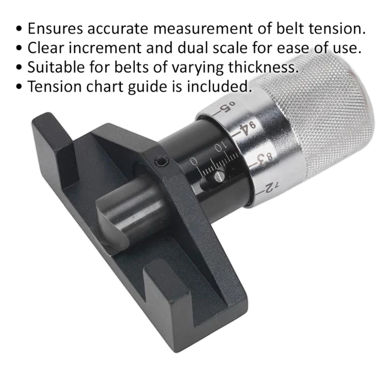 

Belt Tension Gauge Timing Belt Tension Gauge Tester Detection Measurement Professional Auto Car Repair Tool Belt Tension Tester