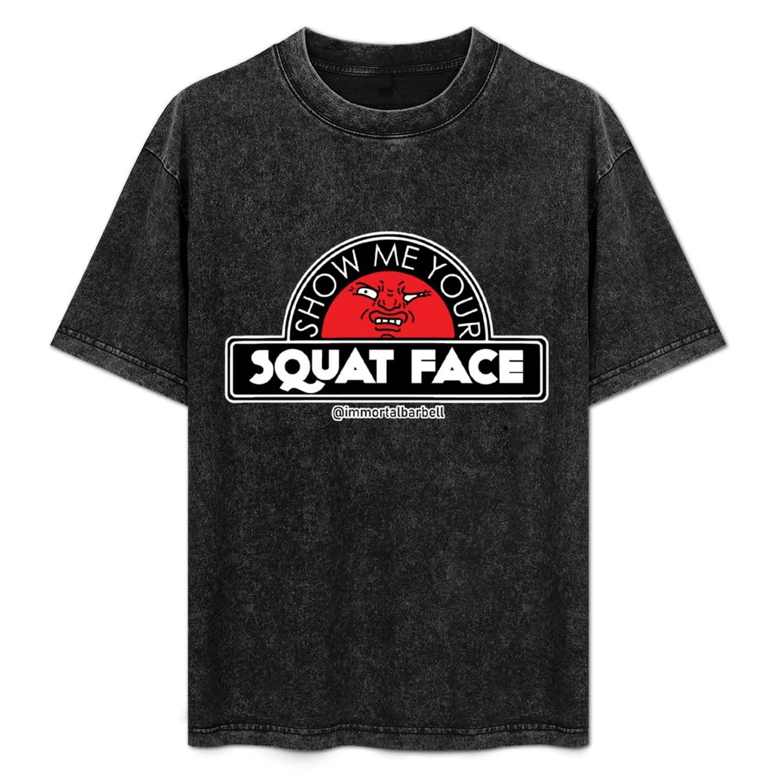 

Show Me Your Squat Face T-Shirt Plus Size Simple Casual Top