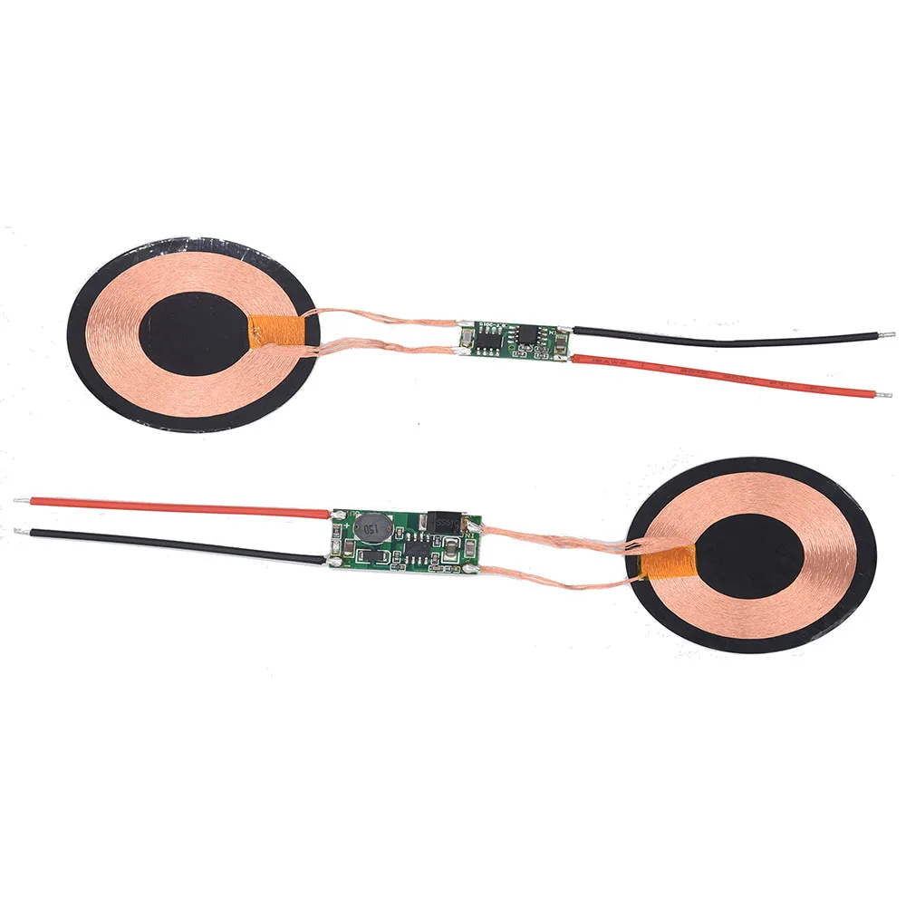 Taidacent 5V 1.2A Long Range Coil Induction Wireless Power Transmission Wireless Electricity Transmission Transfer Module