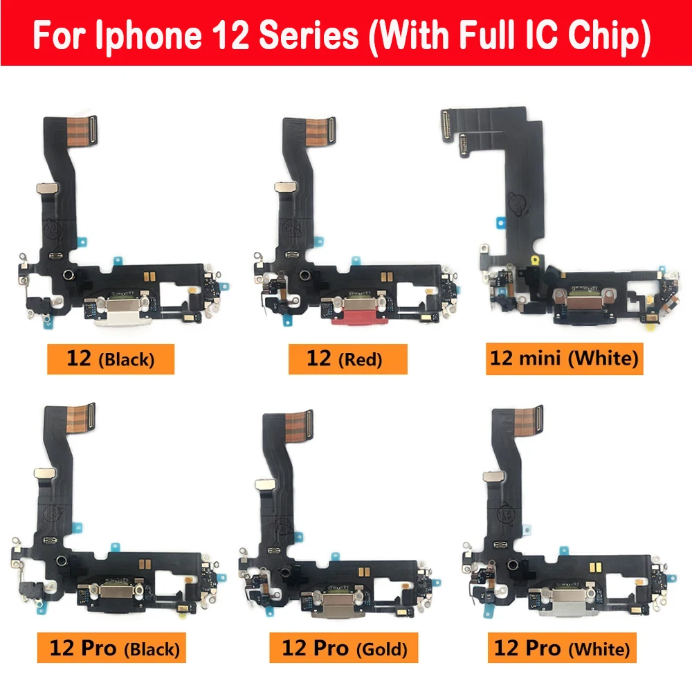 

New USB Charging Dock Jack Plug Socket Port Connector For IPhone 12 Pro 12 mini Charge Board Flex Cable