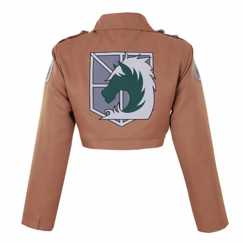 Anime Attack on Titan Jacket AOT Shingeki no Kyojin Military Police Eren Jaeger Cosplay Costume Game Japanese Halloween Carnival