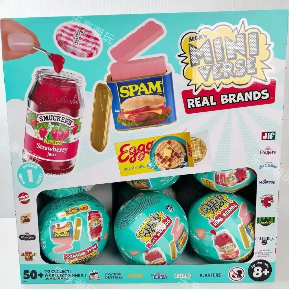 MGA Mini Vending Machine, Mini Dispenser,Role-playing Toy, Miniature Snacks Collectible Toys,Surprise Blind Box Ball Novel Gifts