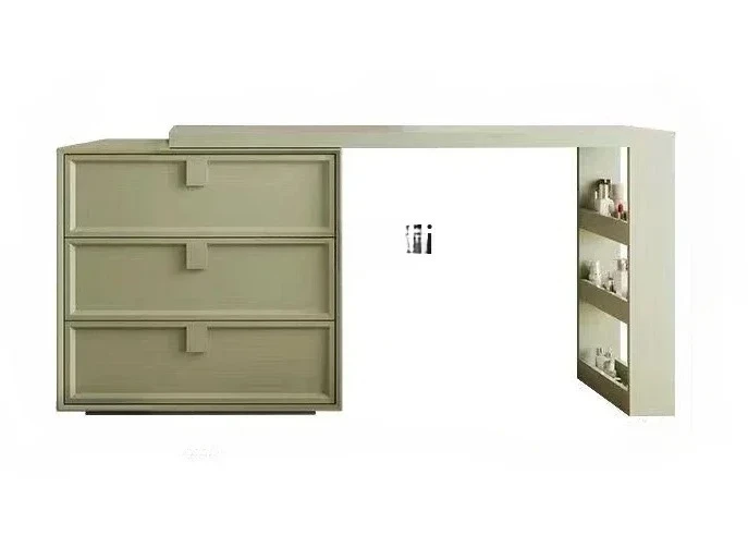 

A17 Комод с шестью ящиками, комод из массива дерева, столик для макияжа, современный минималистичный шкаф для спальни, угловой столик