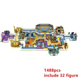 Bloques de construcción de techatorys para niños, estación de trabajo para armar juguete de ladrillos, serie Rockets Crewmates Electricals, modelo clásico, 2023