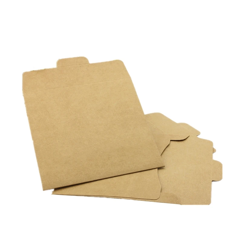 Kraft Paper CD Gift Packaging Bags Greeting Postcard Envelope Retro File Holder Invitation Cards Cover Custom Festival Supplies