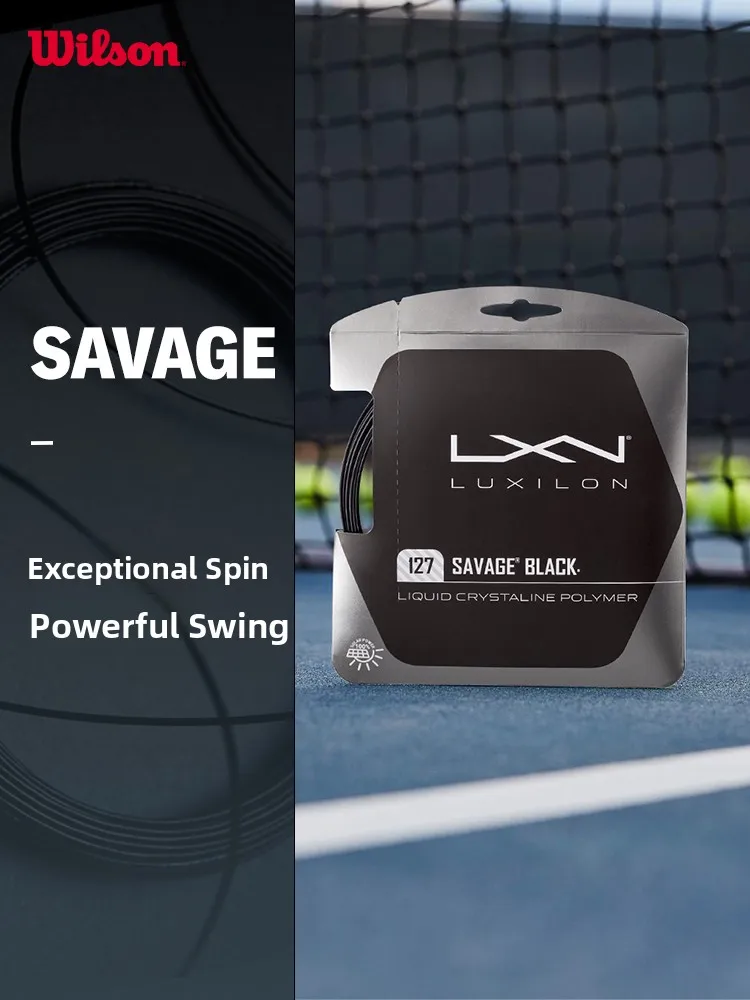 

Wilson Luxilon New Tennis Raet String Environmentally Friendly Elastic Durable Accories for Tennis Court Sports Fitn