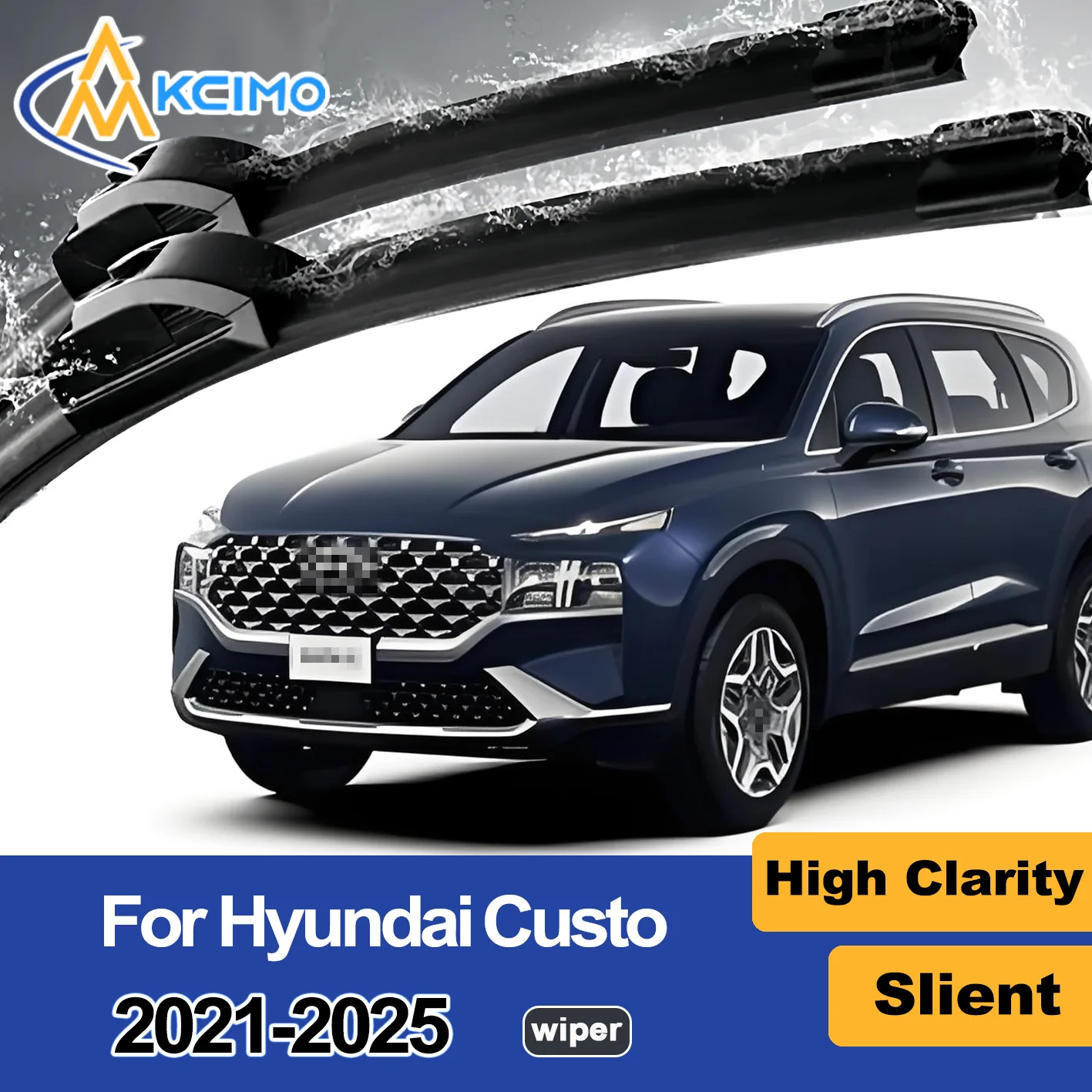 

2PCS New Front Windshield Wiper Blade for Hyundai Custo KU 2021-2025 Hyundai Custin Front Windshield Auto Wipers Blade Accessori