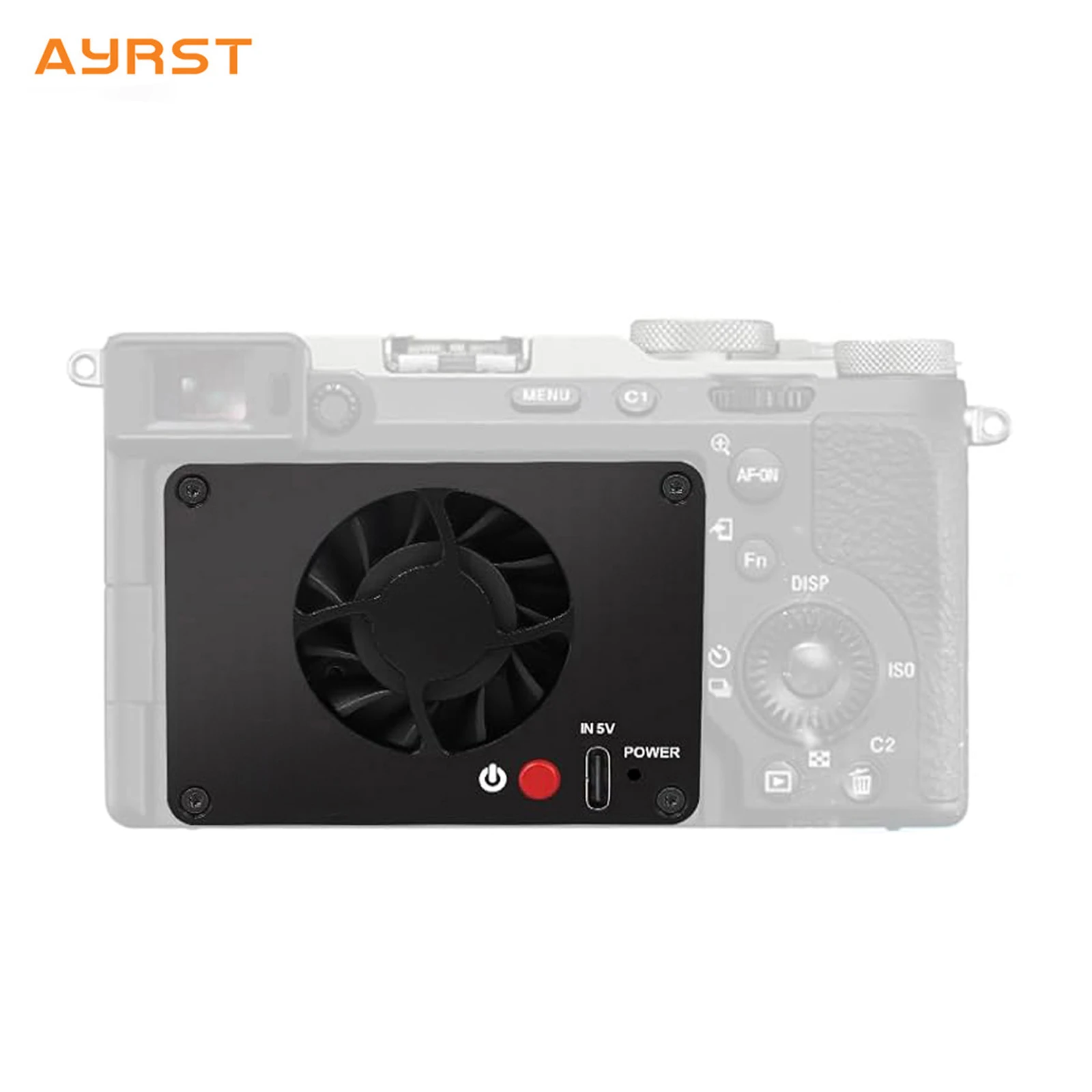 For Canon Sony FUJIFILM ZV-E10 A7M4 R5 R7 R6 XT4 Cameras Quiet Semiconductor Heat Sink Cooling Fan Live Broadcast Accessory