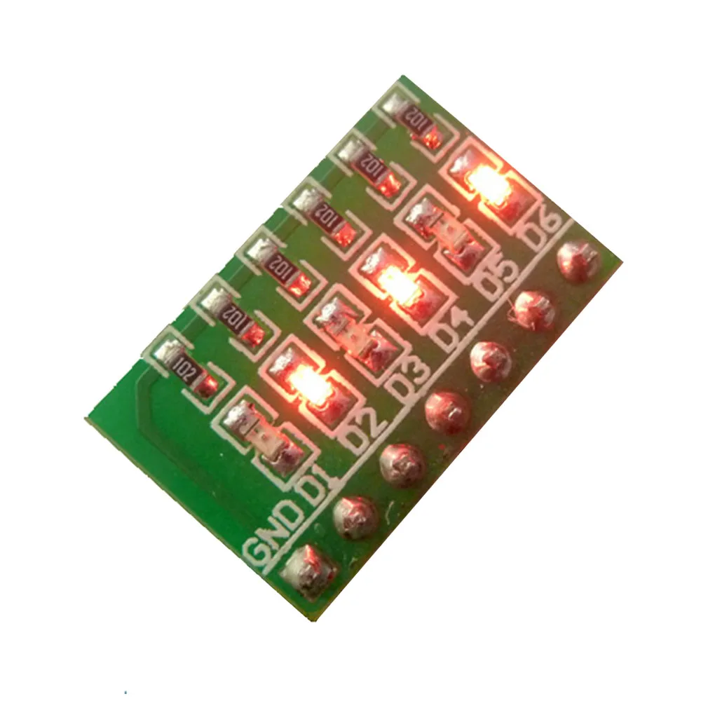 3-12V 6 Bits Red Digital LED Module Display Indicator Board for Arduiuo Marquees Water lights Breadboard PCB UNO MEGA2560