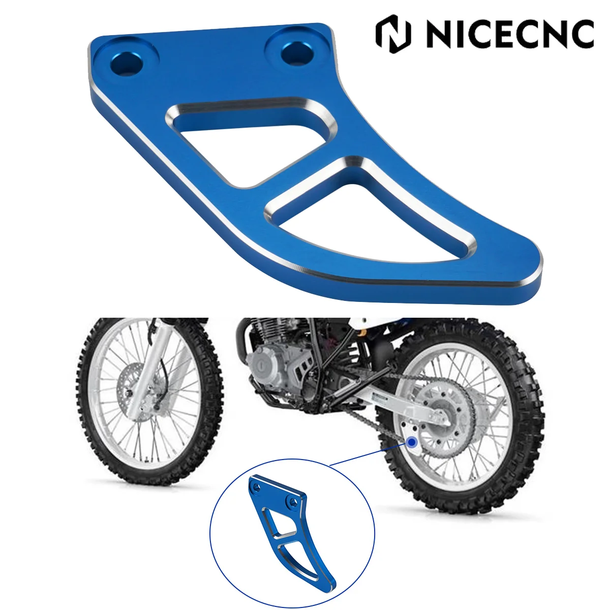 

NICECNC For Yamaha TTR230 TTR125 TTR 230 125 2005-2022 2021 2020 Motorcycle Lower Chain Guard Cover Protector 5RM-F2199-00-00