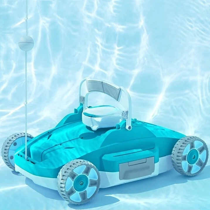 Swimming pool automatic pool bottom cleaning robot sewage suction machine