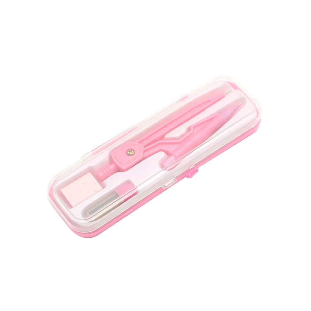 3 Pcs Professional Compass Geometry Precision ABS Compass Propelling Mechanical Pencil Holder for Math Drafting School Students