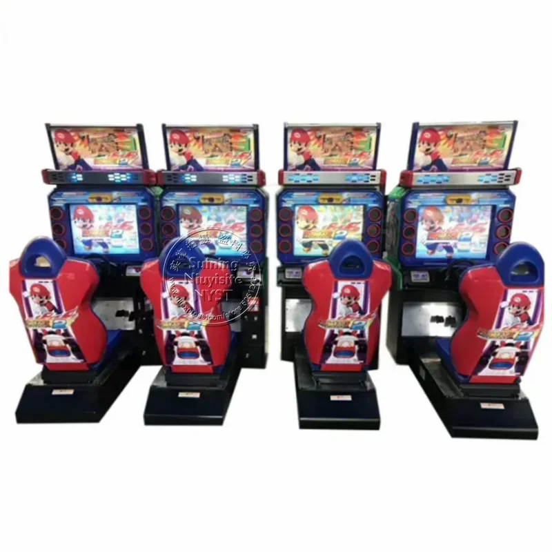 Game Center Coin Operated Game Amusement Park Shopping Mall Simulator Arcade Steering Wheel Drive Car Racing Machine