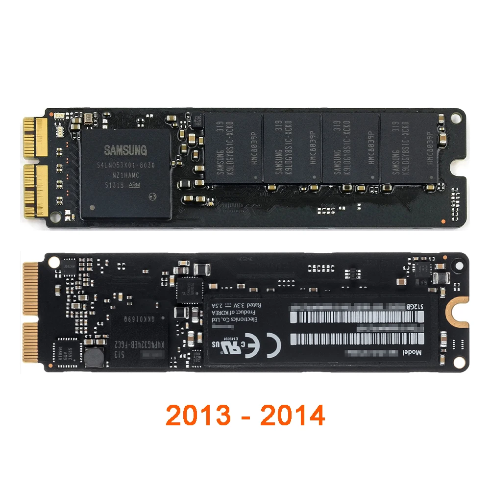 Imagem -02 - Estado Sólido para Macbook Air Original 128gb 256gb 512gb 1tb A1465 A1466 Macbook Pro A1398 A1502 2013 2023 2023 Unidade de