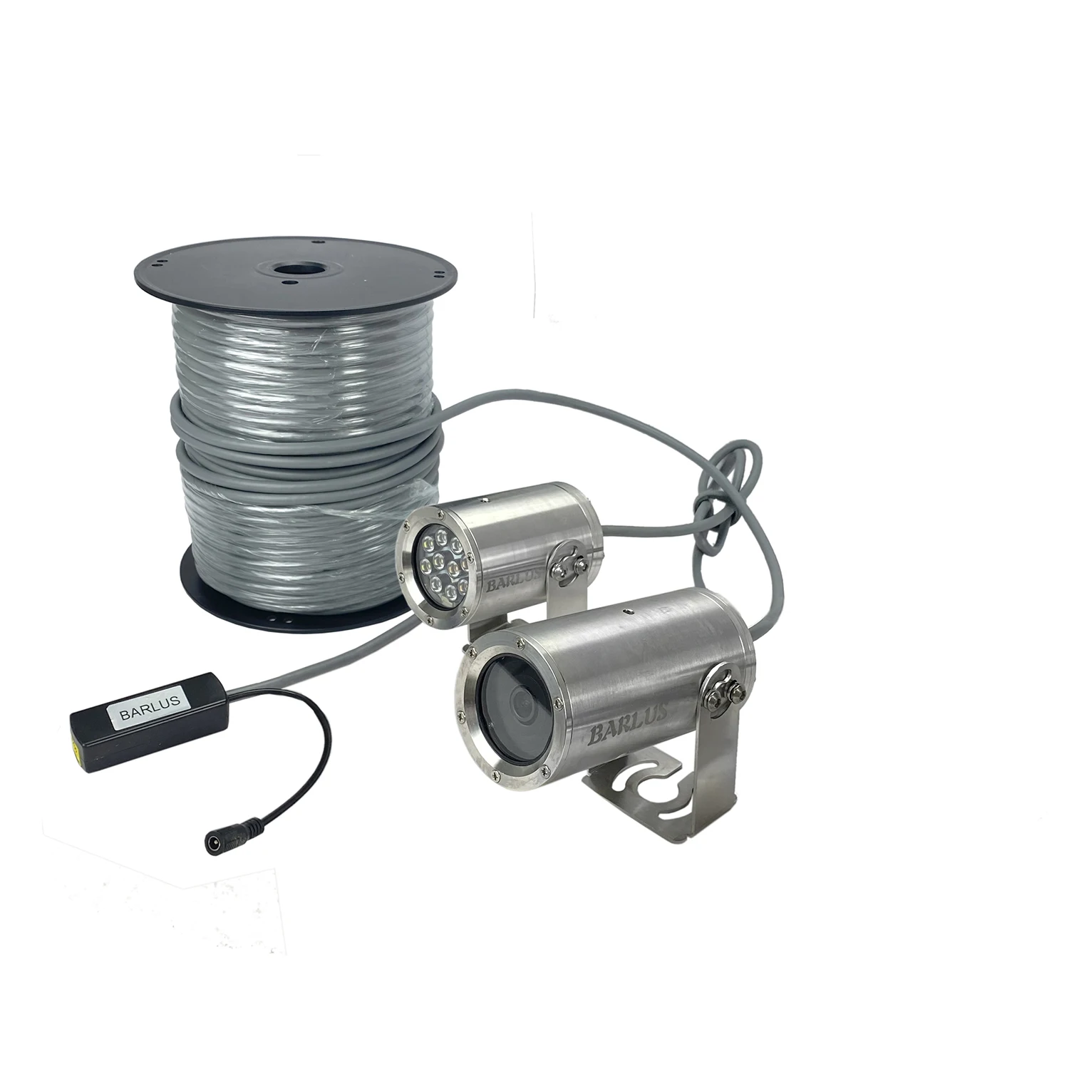 كاميرا Barlus من الفولاذ المقاوم للصدأ بدرجة مياه البحر مع ضوء ملء لبيئات أغمق #1