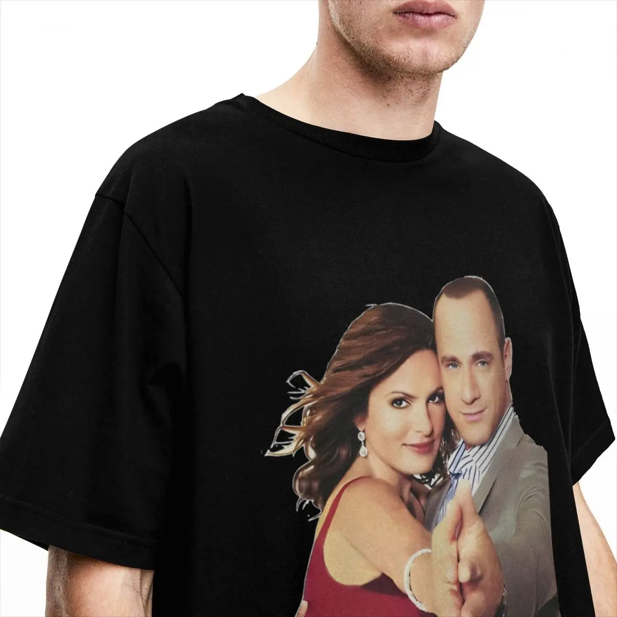 Funny Benson & Stabler Est 1999 Shirt Accessories Men Women Cotton Humor Crewneck Retro Law and Order Tees Short Sleeve Tops