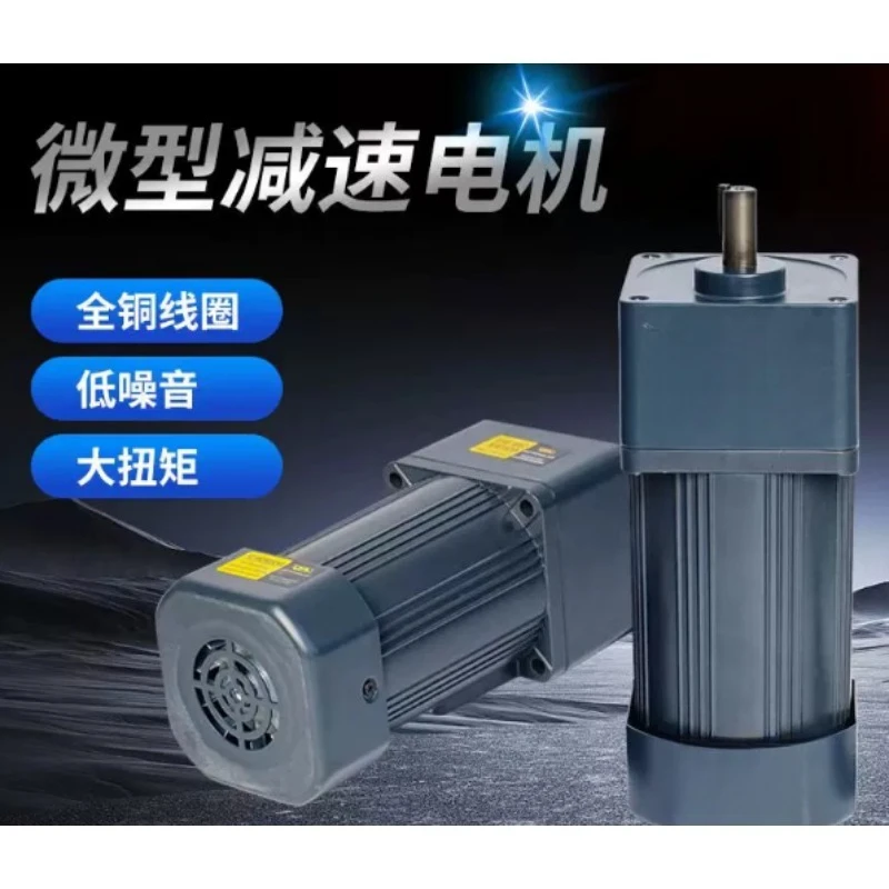 Gear Motor Miniature Speed Regulation Electric Motor AC 220V Assembly Line 6-120-250-400W