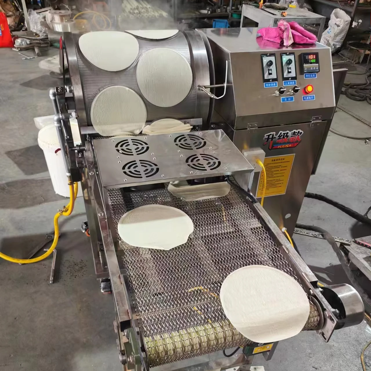 

20 CM Automatic Crepe Machine Maker Injera Samosa Sheet Making Machine