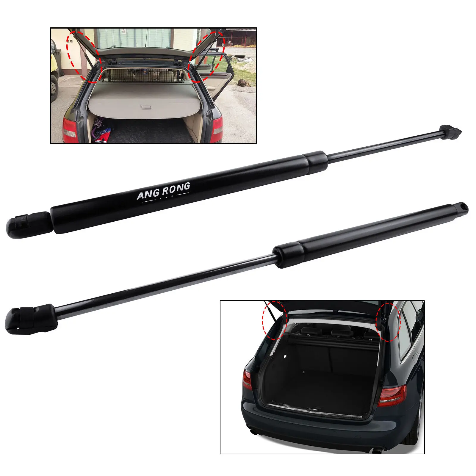 2x For Audi A6 Avant 4B C5 97-05 Rear Boot Tailgate Gas Struts Spring 4B9827552M